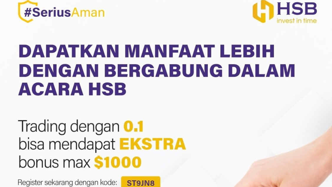 Daftar HSB Sekarang Bisa Dapat Bonus Maksimal $1000