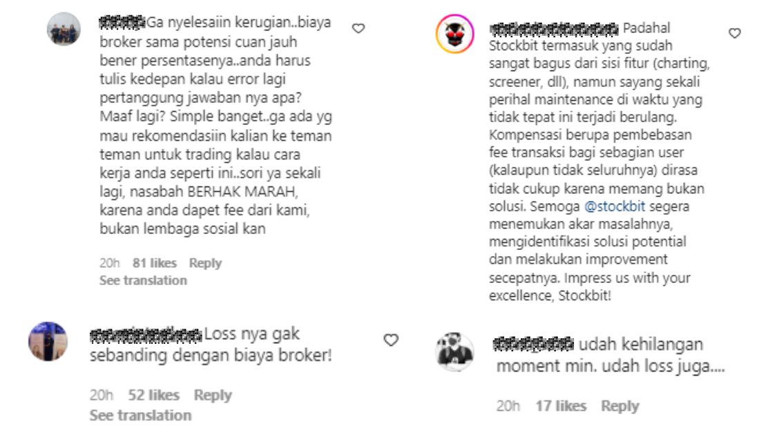 Terulang Kembali Stockbit Melakukan Maintenance pada Sistem!