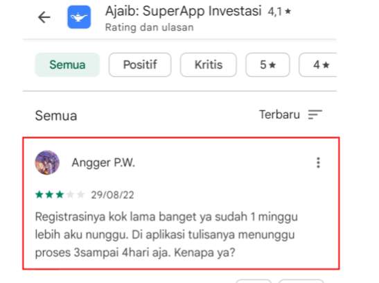 Proses Registrasi Akun di Platform Ajaib Memakan Waktu Hingga 1 Minggu? 