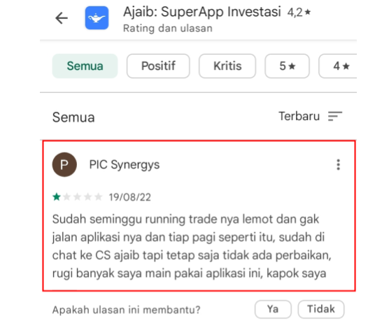 Sudah Seminggu Aplikasi Ajaib Tidak Berjalan Normal, Ada Apa?