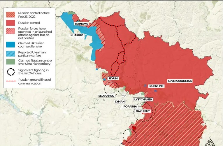 Quân đội Anh nêu hướng tấn công giành được nhiều lợi thế nhất của Nga ở Donetsk