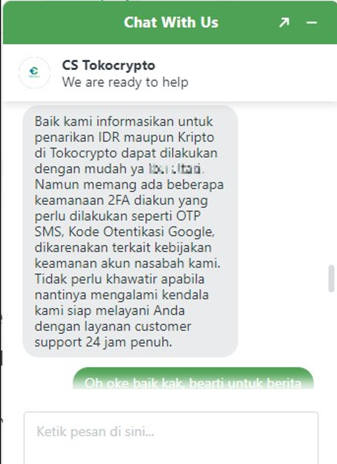Nasabah Tokocypto Mengamuk, Withdrawal yang Tak Kunjung Masuk!!
