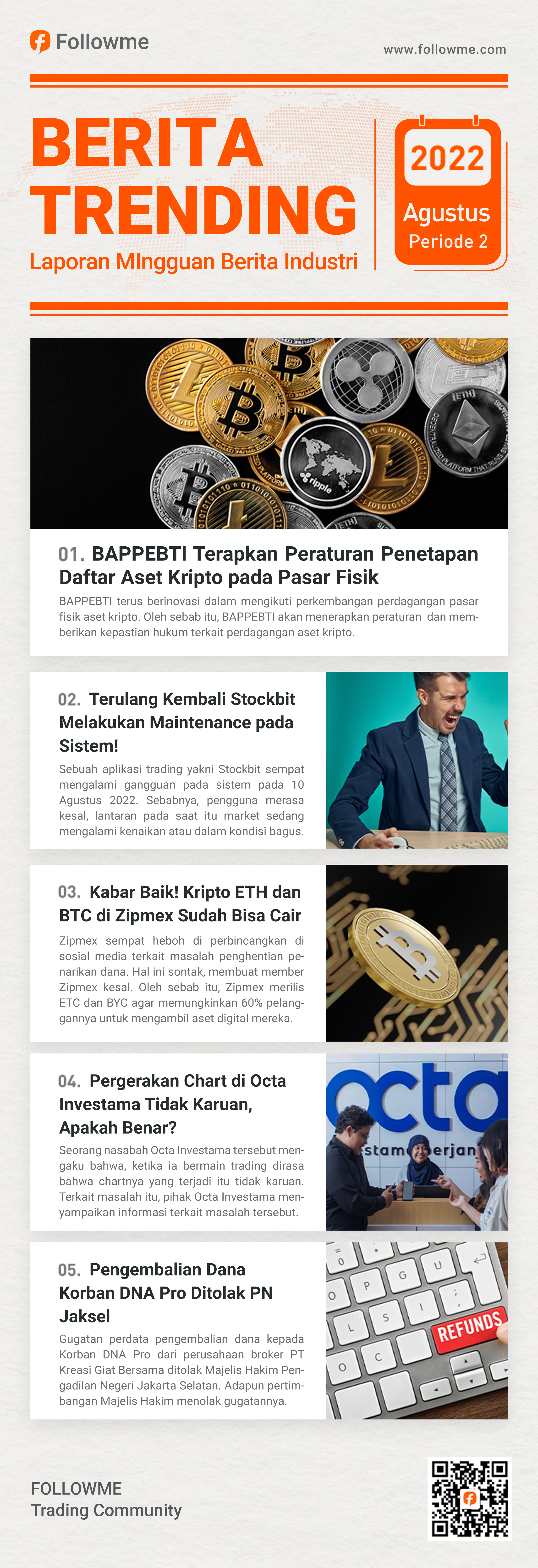 Laporan Mingguan Berita Industri Pada Bulan Agustus (Periode 2)
