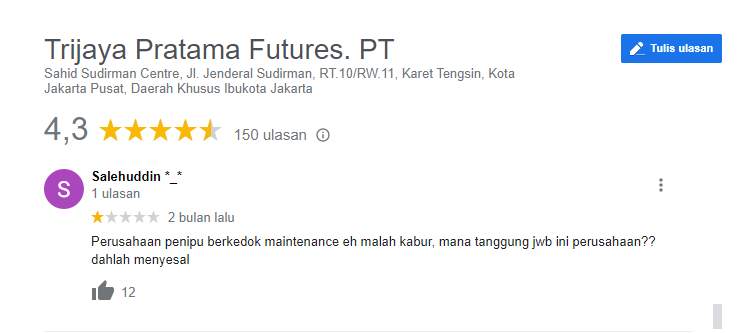 Hati-hati Investasi di TPFx, Sering Beralasan Maintenance