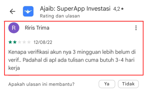 Nasabah Ajaib Kecewa! Mendaftar Tak Kunjung di Verifikasi