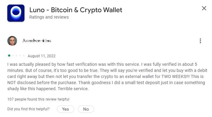 Perlu Waktu 2 Minggu untuk Kirim Kripto di LUNO, Mengapa Begitu? 