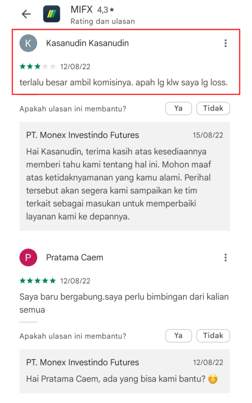 Nasabah Merasa Komisi MIFX Terlalu Besar