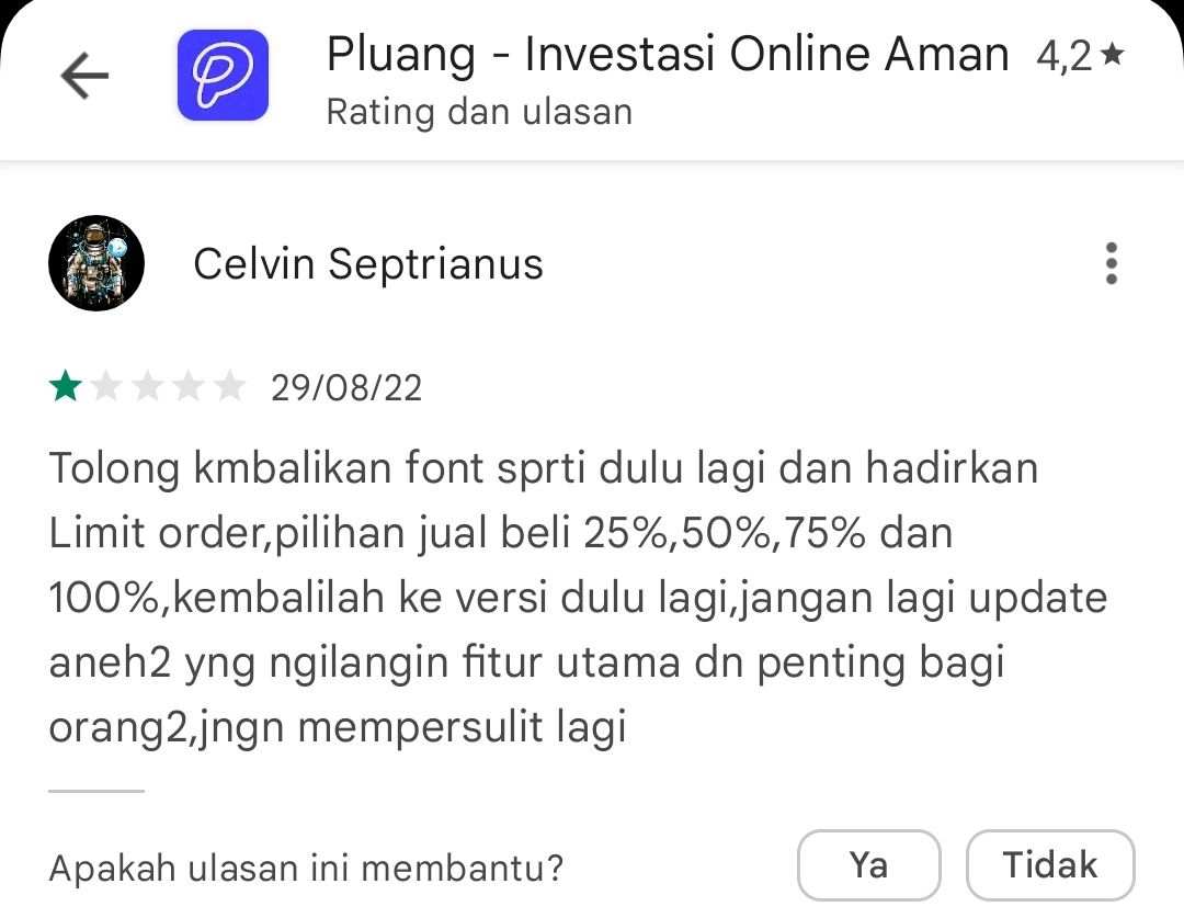 Terlalu Banyak Fitur yang Dihilangkan di Peluang, Kembalikan Seperti Dahulu Kala!