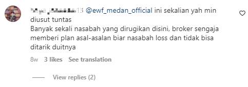 EWF Medan Memperlakukan Nasabah Sangat Buruk Hingga Rugi Besar, Benarkah? 