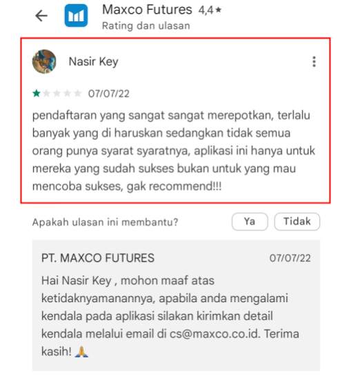 Registrasi Akun Maxco Ribet dan Perlu Banyak Syarat? Yuk Simak Penjelasannya