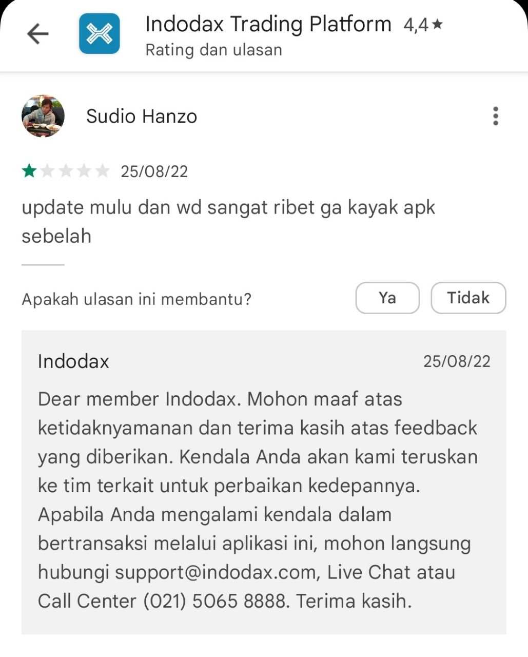 Hadeh! Indodax Selalu Update dan Withdrawal Juga Ribet 