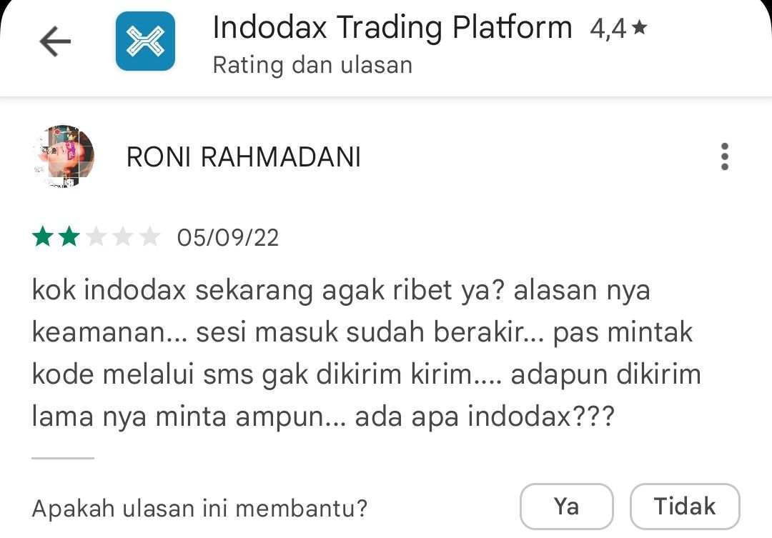Argh! Indodax Sekarang Ribet Tidak Seperti Dulu