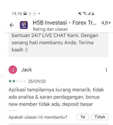 Waduh, Tampilan Aplikasi HSB Sangat Tidak Menarik?!