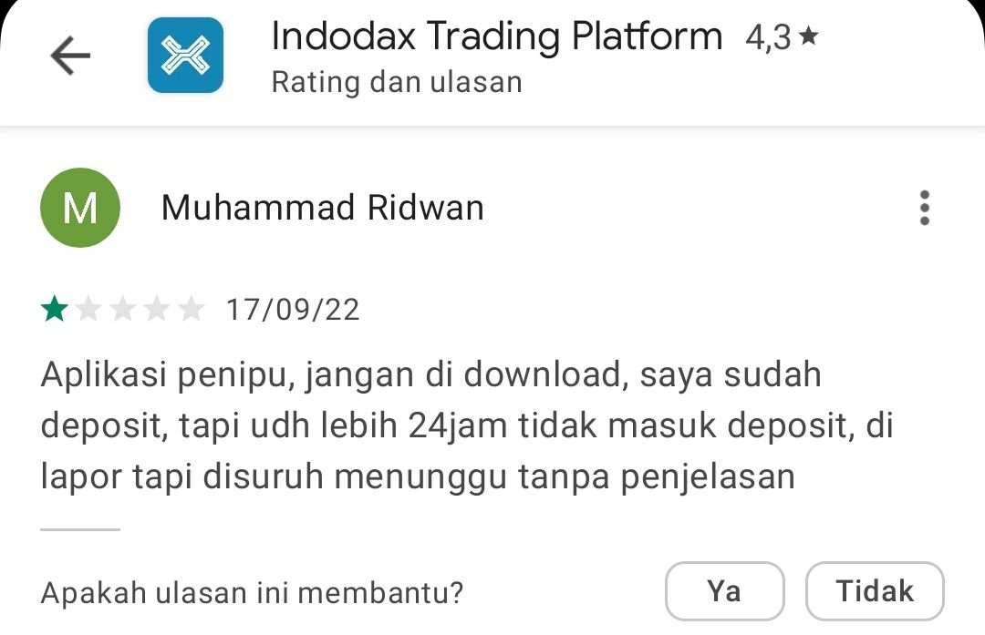 Kacau Indodax! Sudah Lebih dari 1x24 Jam Withdrawal Tak Kunjung Masuk