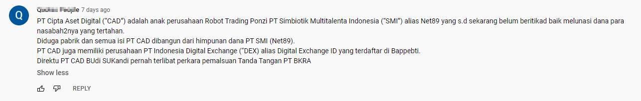 Anak Perusahaan Robot Trading Net89 Masih Beroperasi? 