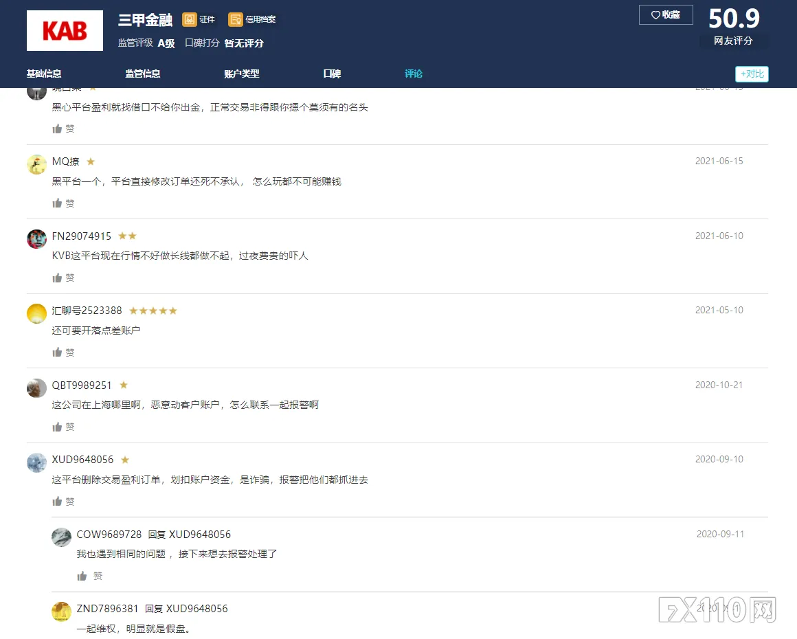 大量客訴的KAB三甲金融還能信嗎?
