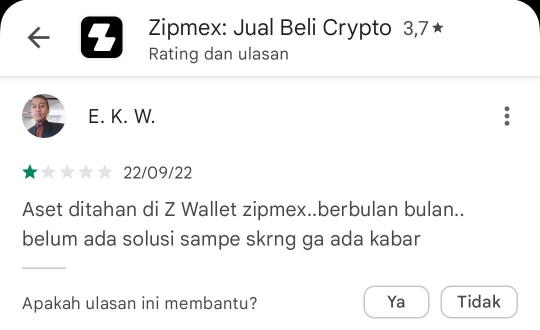 Zipmex! Kembalikan Aset yang Tertahan di Z Wallet