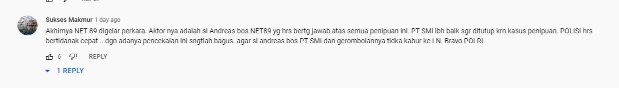 Akhirnya Ada Titik Terang pada Kasus Robot Trading Net89?