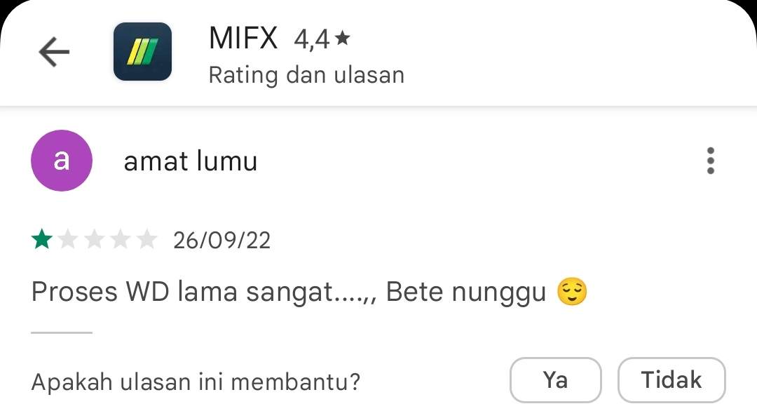 Kacau! Penarikan Dana di MIFX Terlalu Lama