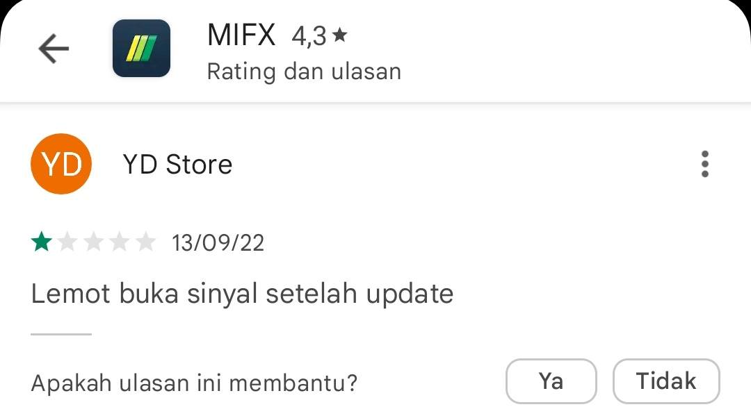 Gimana Nih MIFX! Setelah Update Aplikasi Malah Makin Lamban