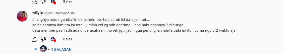 Kembalikan Uang Kami Net89, Anda Terlalu Sering Memberi Alasan Tidak Jelas!