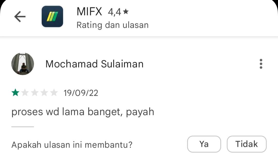 Proses Withdrawal di MIFX Lamban Sekali!