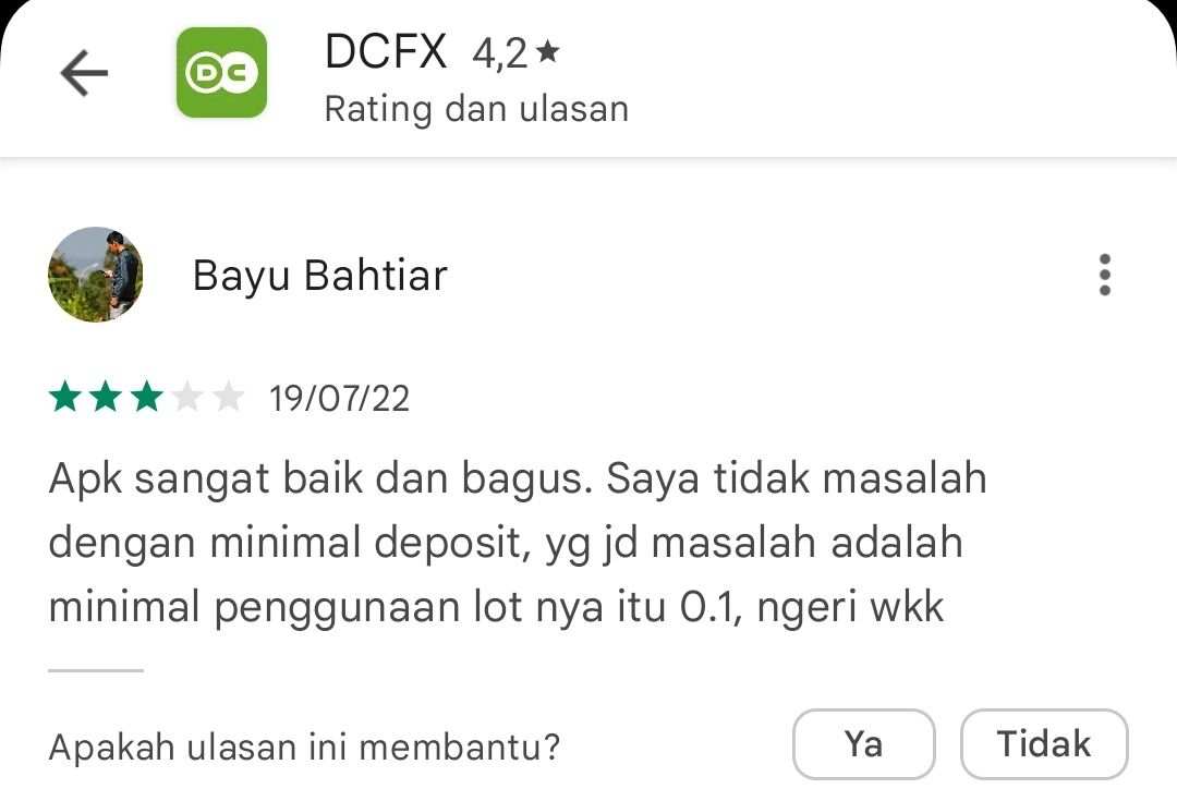 DCFX Kurangin Dong Minimal Lotnya, Padahal Brokernya Sudah Bagus