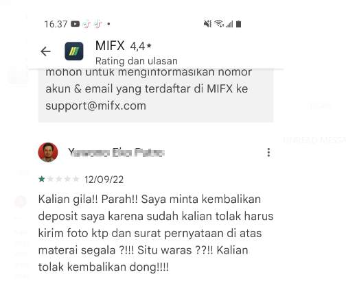 Ingin Withdrawal Malah Dipersulit, Kok Gitu Sih MIFX? 