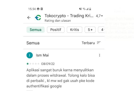 Apakah Benar Tokocrypto Menyulitkan Para Penggunanya Saat Melakukan WD?
