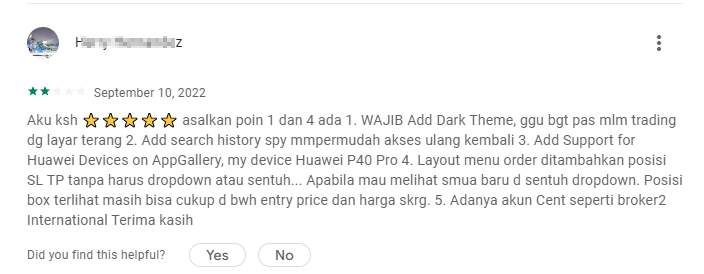 Beberapa Tampilan pada Platform MIFX Perlu Diubah Demi Kenyamanan Trading? 
