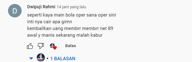 Kembalikan Uang Member Net89 Sekarang Juga!!