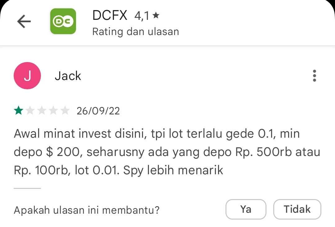 Minimal Lot di DCFX Terlalu Besar!