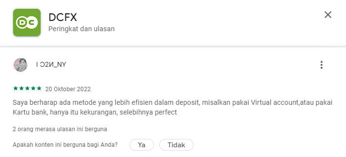 Metode Deposit Broker DCFX Terbatas!
