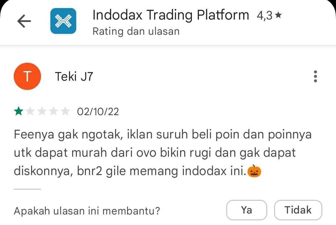 Biaya Fee di Indodax Terlalu Tinggi!