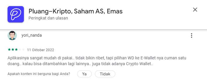 Pengguna Mengeluh Terhadap Metode WD di Aplikasi Pintu