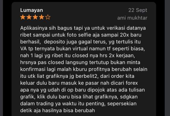 Nasabah Keluhkan Sistem MIFX yang Bikin Ribet!