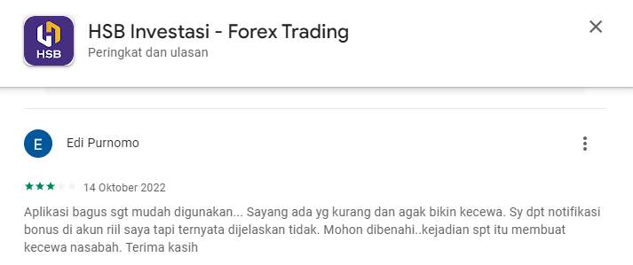 Pemberitahuan Notifikasi Pada Aplikasi HSB Menipu?