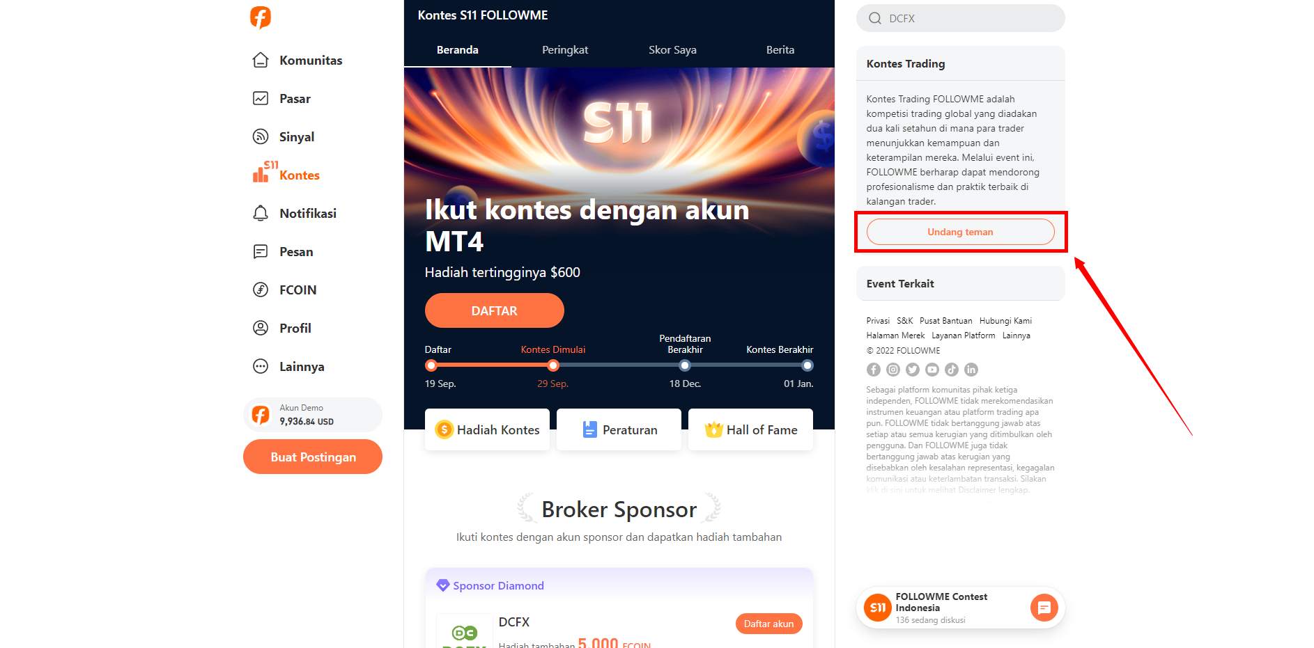 Jangan Lewatkan Bonus Hadiah Uang Tunai Hanya dengan Mengundang Teman Anda!