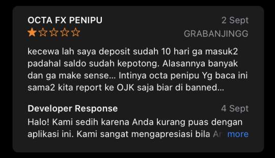 Sudah Lewat 10 Hari Coba Deposit di Octa FX, Tapi Kok Ga Masuk Depositnya? 