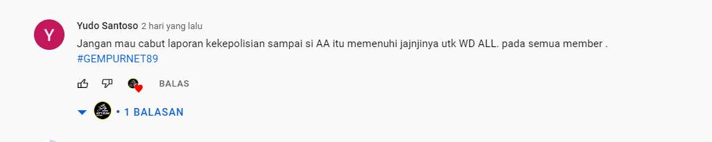 Tangkap Pelaku Net89!