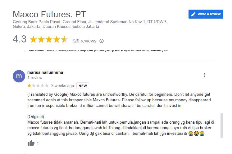 Duit Nasabah Amblas Akibat Ditipu Oknum yang Mengaku dari Broker Maxco?