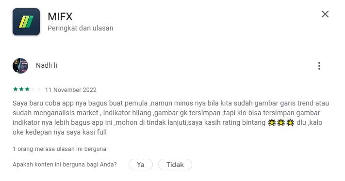 Aplikasi MIFX Membuat Ribet dan Menyulitkan Pengguna