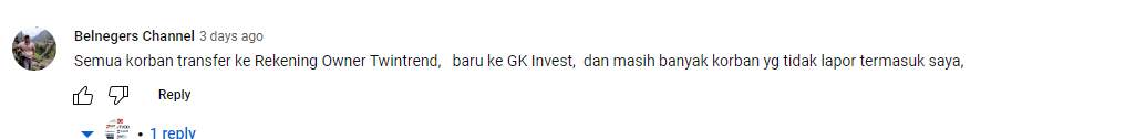 Pengakuan Korban Investasi Bodong GKInvest & Twintrend