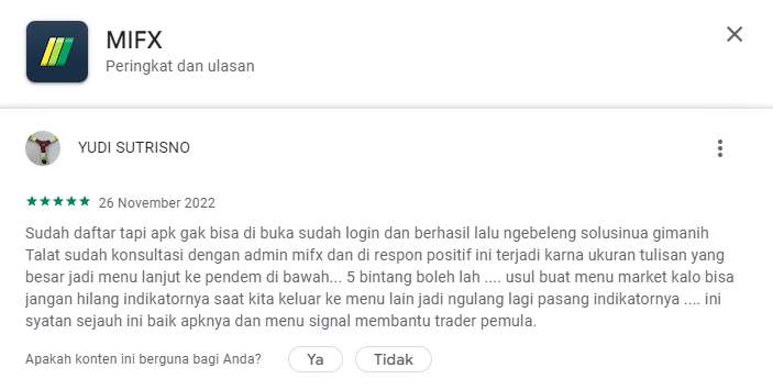 Aplikasi MIFX Terjadi BUG, Akun Nasabah Tersangkut!