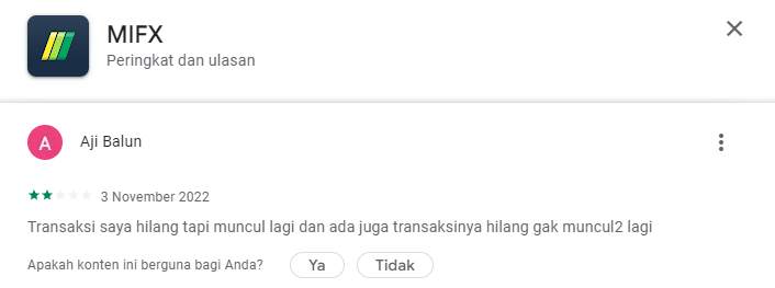 Waduh Transaksi Trading Muncul dengan Sendirinya, Apakah Ini Modus Broker MIFX?