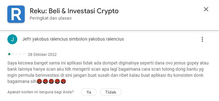 Platform Kripto Reku Tidak Menyediakan E-Wallet?