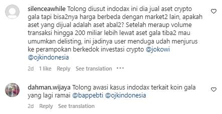 Indodax Diduga Melakukan Kecurangan Terhadap Aset Kripto GALA