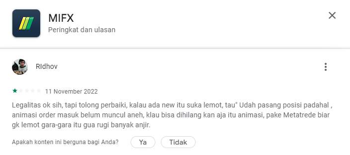 Aneh! Aplikasi MIFX Melakukan Order dengan Sendirinya