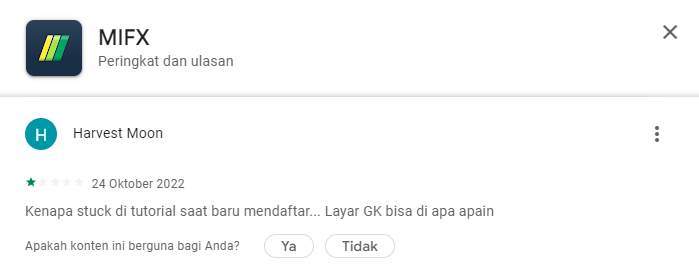 Lagi-lagi Aplikasi MIFX Persulit Nasabah!