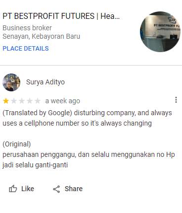 Best Profit Dicap Sebagai Broker Menyebalkan